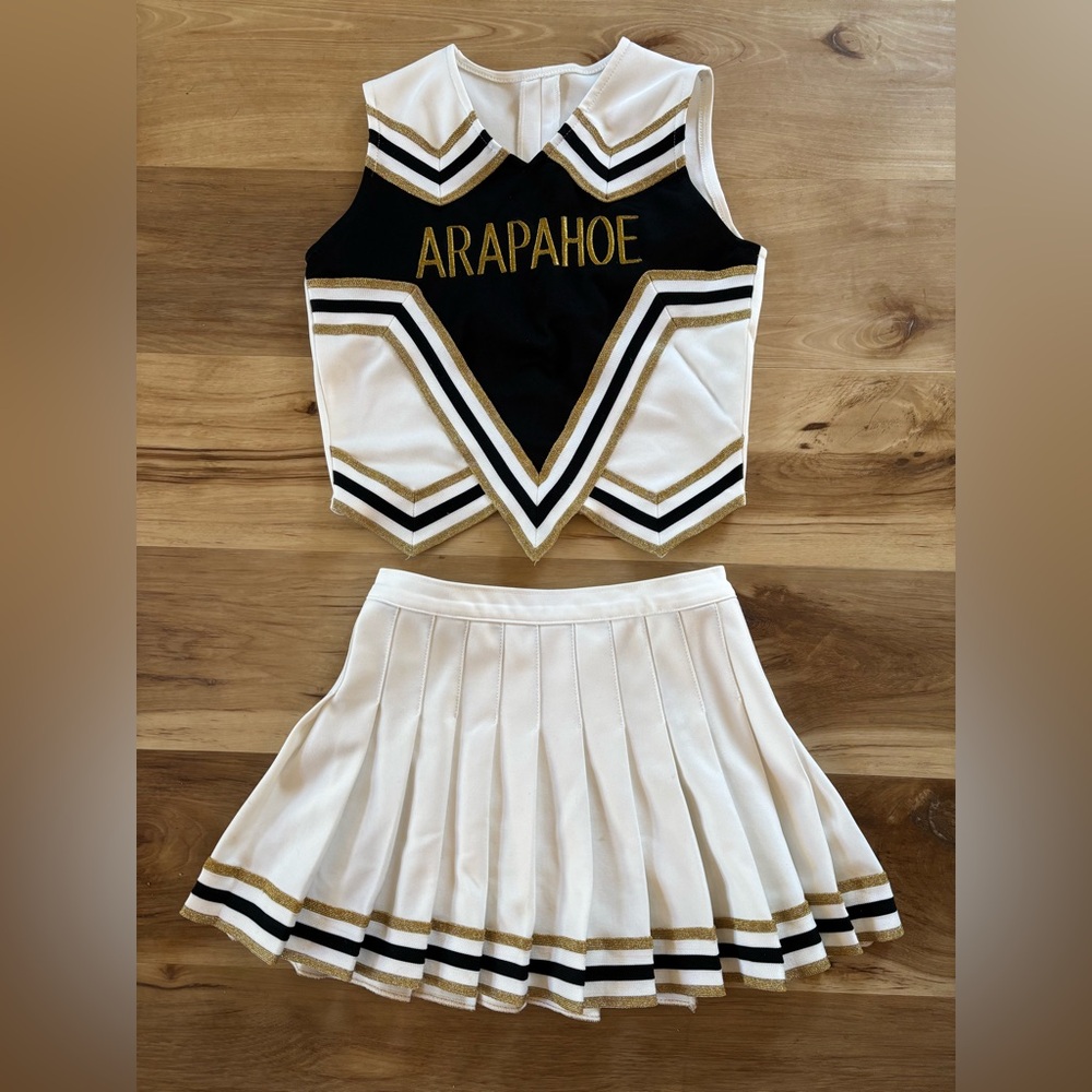 Cheerleader Uniform.  Great Halloween costume. Top and bottom included.